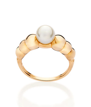 GOLD PEARLED WAY RING