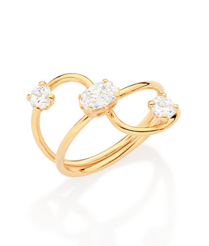 GOLD BRILLIANT RING