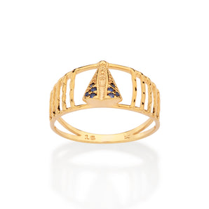 GOLD OUR LADY REVEALED RING