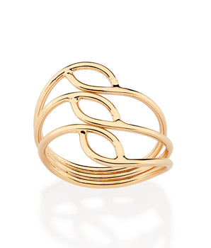 GOLD HERE AND NOW MAXI RING
