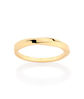 GOLD TWIST WEDDING BAND