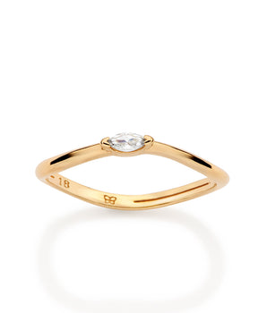 GOLD ETERNAL TIME SOLITAIRE RING
