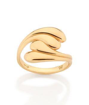 GOLD ENDLESS EMBRACE RING