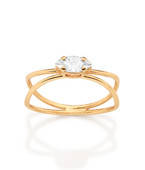 GOLD FOREVER YOURS SOLITARIE RING