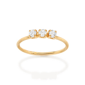 GOLD RIO LIGHTS SKINNY RING