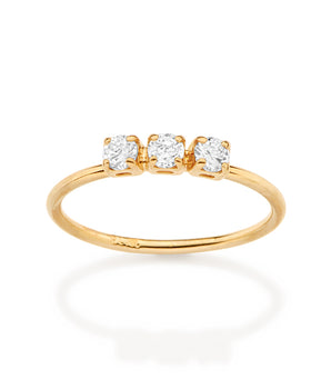 GOLD RIO LIGHTS SKINNY RING