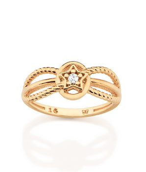 GOLD RODEO NIGHTS RING