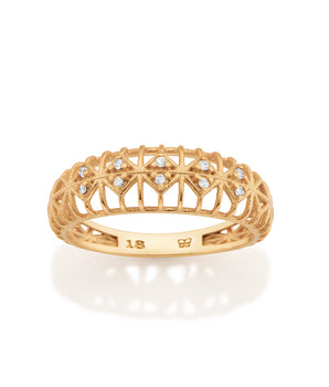 GOLD SUNSET TRAIL RING