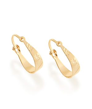 GOLD KID'S EARRING