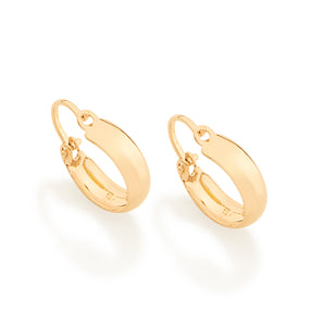 CHILDREN'S HOOP EARRINGS GOLD PLATED