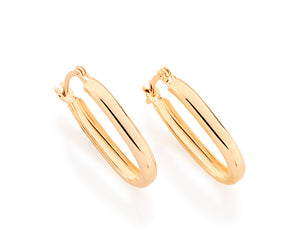 GOLD EARRING HOOP SHAPE