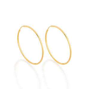 GOLD EARRING HOOP SHAPE