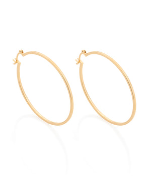 GOLD PLATED HOOP EARRING