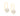 GOLD PLATED EARRING WITH PEARL