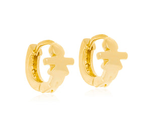 GOLD HOOD EARRING