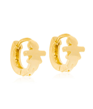 GOLD HOOD EARRING