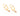 GOLD EARRING WITH ZIRCONIA