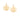 GOLD EARRING WITH CRYSTAL