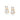 GOLD EARRING WITH ZIRCONIA