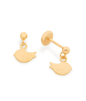 GOLD PLATED KID'S EARRING