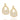 GOLD EARRING WITH ZIRCONIA
