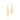 GOLD EARRING WITH ZIRCONIA