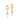 GOLD EARRING WITH ZIRCONIA AND STONE