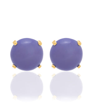 GOLD EARRING WITH STONE