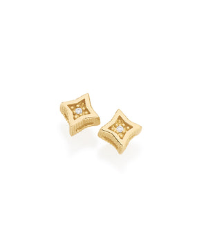GOLD EARRING WITH ZIRCONIA