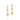 GOLD EARRING WITH ZIRCONIA