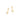 GOLD EARRING WITH CRYSTAL