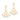 GOLD EARRING WITH PEARL