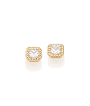 GOLD EARRING WITH ZIRCONIA