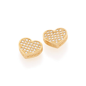 GOLD EARRING WITH ZIRCONIA