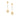 GOLD EARRING WITH PEARL AND ZIRCONIA
