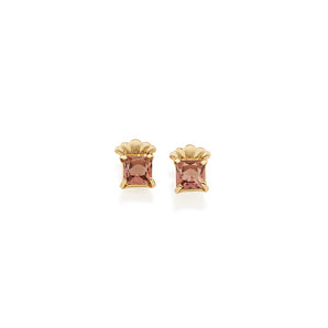 GOLD EARRING WITH CRYSTAL