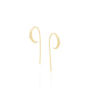 GOLD PLATED EARRING WITH ZIRCONIA