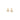 GOLD EARRING WITH ZIR AND CRISTAL