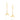 GOLD EARRING WITH ZIRCONIA