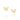 GOLD EARRING WITH ZIRCONIA