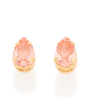GOLD KID'S EARRING WITH ZIRCONIA