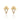 GOLD EARRING WITH CRYSTAL AND ZIRCONIA