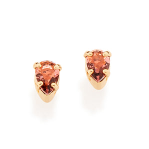 GOLD EARRING WITH CRYSTAL