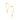 GOLD PLATED EARRING WITH ZIRCONIA