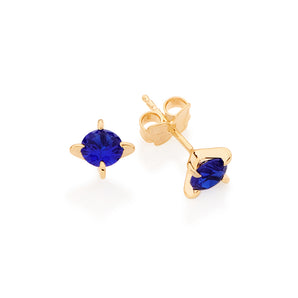 GOLD EARRING WITH ZIRCONIA