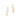 GOLD EARRING WITH ZIRCONIA