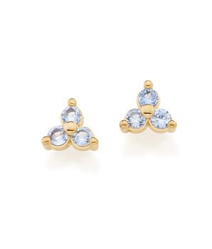 GOLD EARRING WITH ZIRCONIA