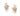 GOLD EARRING WITH ZIRCONIA