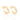 GOLD BETTER TOGETHER SMALL HOOP EARRINGS