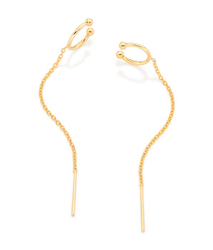 GOLD CHAIN EAR CUFF